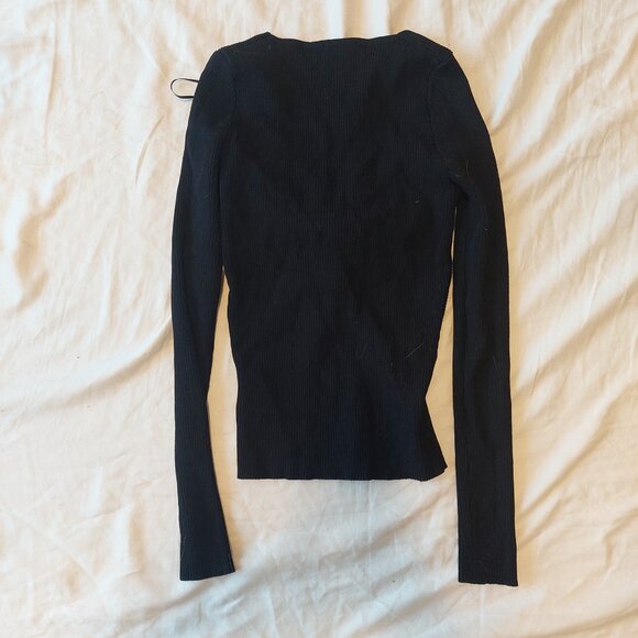 Hyfve Twist-Knot Long-Sleeve Top Size Small - Picture 3 of 4
